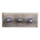 Blueanemone Flower Ceramic Wooden Hooks